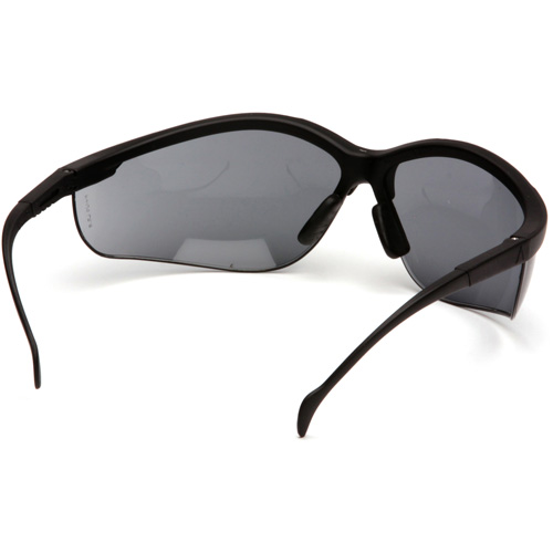 Lunettes de s&eacute;curit&eacute; &agrave; demi-monture Venture II, Lentille Gris, Antibu&eacute;e/Anti-&eacute;gratignures/Antistatique, ANSI Z87+/R&eacute;pond ou surpasse la norme CSA Z94.3 Helyx Safety & Industrial Supplies