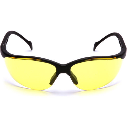 Lunettes de s&eacute;curit&eacute; &agrave; demi-monture Venture II, Lentille Ambr&eacute;e, ANSI Z87+/MCEPS GL-PD 10-12/R&eacute;pond ou surpasse la norme CSA Z94.3 Helyx Safety & Industrial Supplies