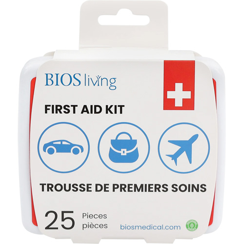 25-Piece Home & Travel First Aid Kit, Plastic B Helyx Safety & Industrial Supplies
