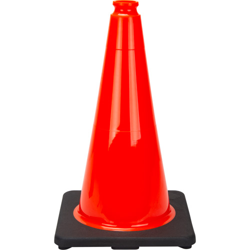C&ocirc;ne de signalisation de premi&egrave;re qualit&eacute;, 18", Orange Helyx Safety & Industrial Supplies