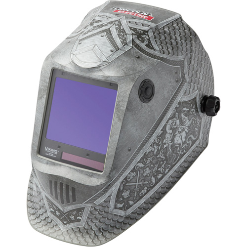 VIKING 3350 Medieval&reg; Welding Helmet, 3.74" L x 3.34" W View Area, 5 - 13 Shade Range Helyx Safety & Industrial Supplies