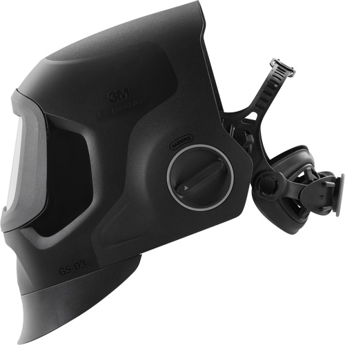 Speedglas G5-03 Pro Black Fixed Front Welding Helmet, 2.8" L x 4.3" W View Area, 8-14/3/5 Shade Range, Black Helyx Safety & Industrial Supplies