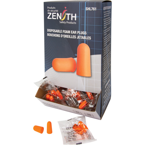 Foam Earplugs, Pair - Polybag Helyx Safety & Industrial Supplies