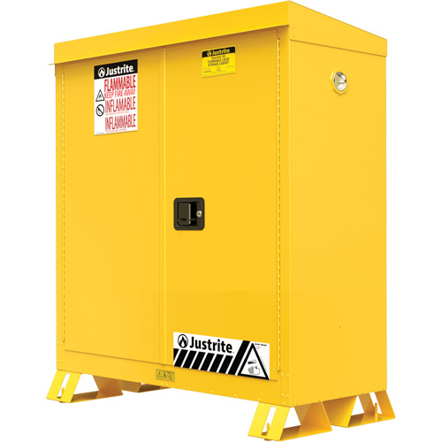 Outdoor Flammable Storage Cabinet, 30 gal., 2 Door, 43" W x 44" H x 18" D Helyx Safety & Industrial Supplies