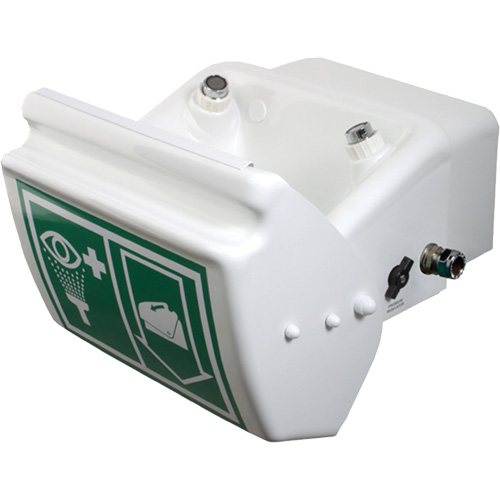 Eye/Face Wash, Wall-Mount Installation, Plastic Bowl Helyx Safety & Industrial Supplies
