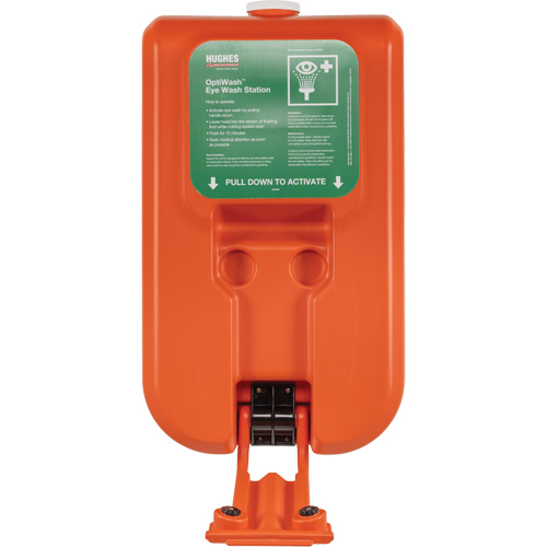 Poste de douche oculaire portable autonome, Aliment&eacute; par gravit&eacute;, Capacit&eacute; 10 gal., Conformit&eacute; ANSI Z358.1 Helyx Safety & Industrial Supplies