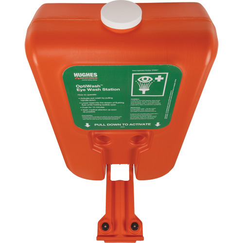 Poste de douche oculaire portable autonome, Aliment&eacute; par gravit&eacute;, Capacit&eacute; 10 gal., Conformit&eacute; ANSI Z358.1 Helyx Safety & Industrial Supplies