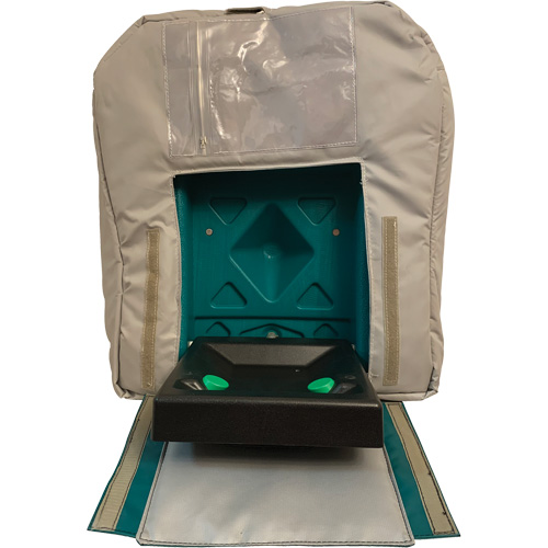 Enveloppe isol&eacute;e pour douche oculaire de 16 gallons aliment&eacute;e par gravit&eacute; Helyx Safety & Industrial Supplies