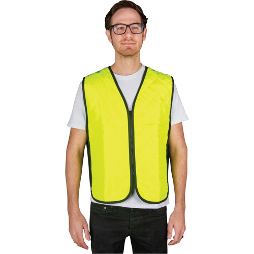 Veste refroidissante &agrave; &eacute;vaporation, Moyen, Jaune lime haute visibilit&eacute; Helyx Safety & Industrial Supplies