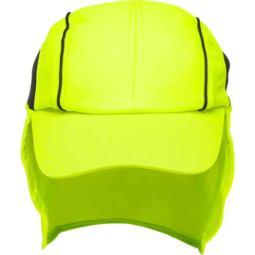 Cooling Hat with Neck Shade, Hi-Vis Lime Helyx Safety & Industrial Supplies