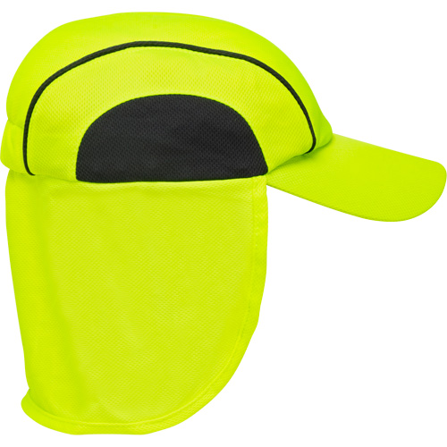 Cooling Hat with Neck Shade, Hi-Vis Lime Helyx Safety & Industrial Supplies