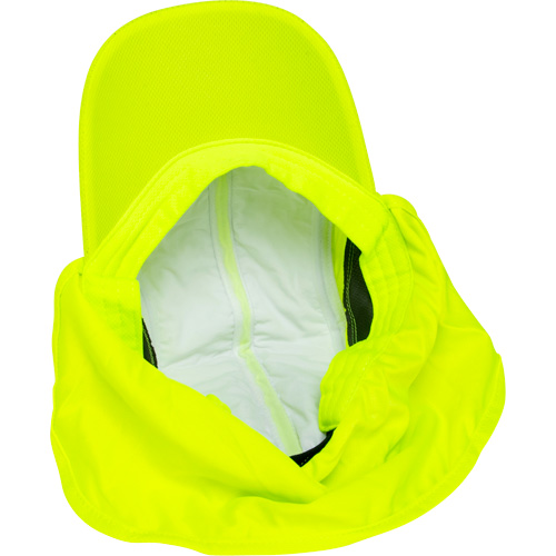 Cooling Hat with Neck Shade, Hi-Vis Lime Helyx Safety & Industrial Supplies