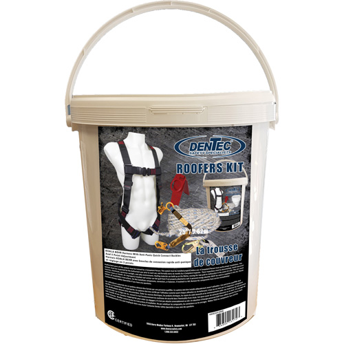 Koala Behr Roofer's Kit with 50' Rope, CSA Certified, Class A, Large/Medium/X-Large, 310 lbs. Cap. Helyx Safety & Industrial Supplies