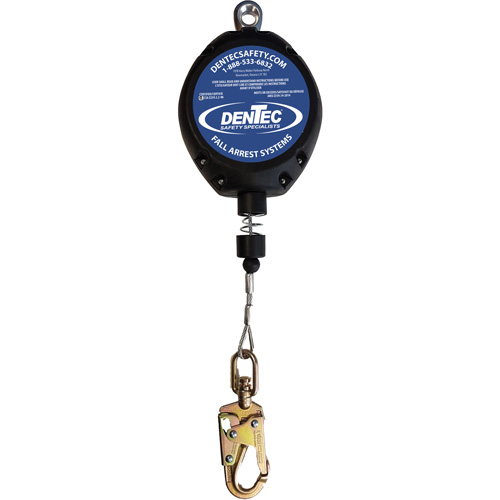 Longe autor&eacute;tractable en c&acirc;ble avec boîtier en composite, 50', Pivotant Helyx Safety & Industrial Supplies