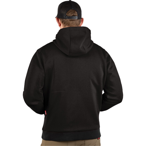 M12 Heated Hoodie with Battery, Men's, 2X-Large, Black, Poly-Cotton Helyx Safety & Industrial Supplies