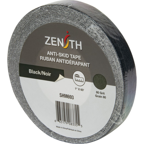 Ruban antid&eacute;rapant, 1" x 60', Noir Helyx Safety & Industrial Supplies