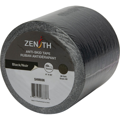 Ruban antid&eacute;rapant, 6" x 60', Noir Helyx Safety & Industrial Supplies