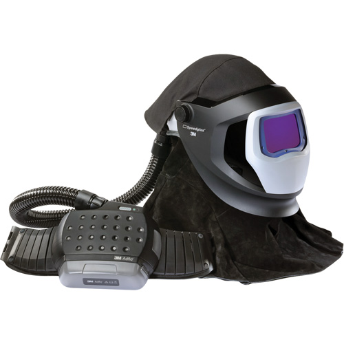 Adflo PAPR System with Versaflo M-Series Helmet & Speedglas Welding Shield Upgrade Kit, Welding Helmet, Lithium-Ion Battery Helyx Safety & Industrial Supplies