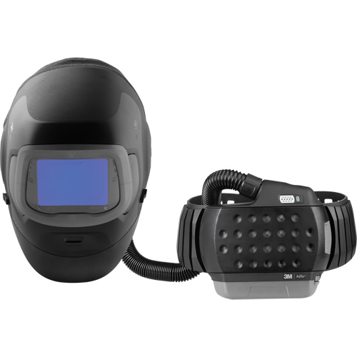 Casque de soudage Speedglas G5-03 Pro-Air avec syst&egrave;me de respirateur d'&eacute;puration d'air propuls&eacute; Adflo — filtre autoassombrissant VC, Masque de soudage, Pile Lithium-ion Helyx Safety & Industrial Supplies
