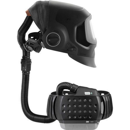 Casque de soudage Speedglas G5-03 Pro-Air avec syst&egrave;me de respirateur d'&eacute;puration d'air propuls&eacute; Adflo — filtre autoassombrissant VC, Masque de soudage, Pile Lithium-ion Helyx Safety & Industrial Supplies