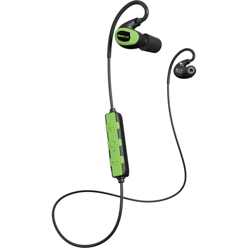 &eacute;couteurs Bluetooth 3.0 Pro vert s&eacute;curit&eacute; pour &eacute;coute seulement Helyx Safety & Industrial Supplies