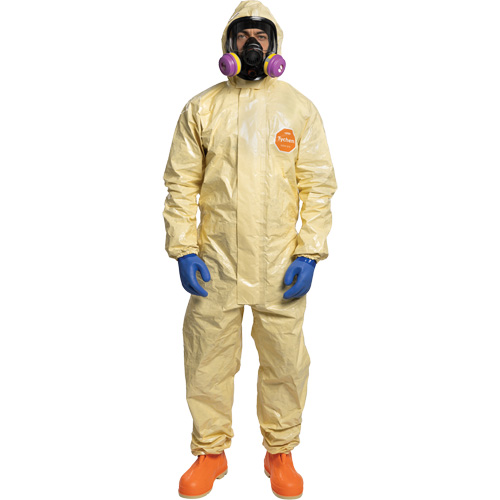 Tychem&reg; 6000 SFR Coverall, Size Small, Khaki Helyx Safety & Industrial Supplies