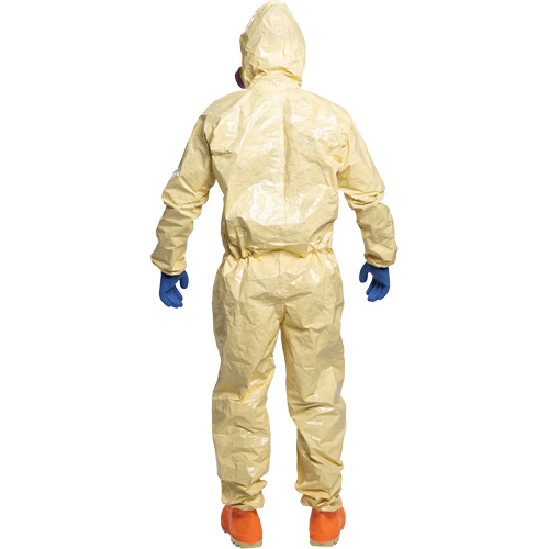 Tychem&reg; 6000 SFR Coverall, Size Small, Khaki Helyx Safety & Industrial Supplies