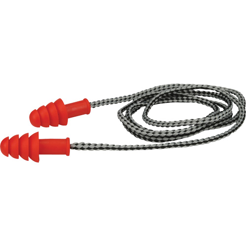 Bouchons d'oreilles r&eacute;utilisables en TPR de PIP, Avec cordon, Paire - Boîte pour vente au d&eacute;tail, 27 dB NRR, Taille unique Helyx Safety & Industrial Supplies