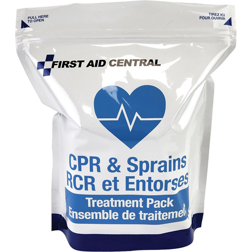 9-Piece CPR & Sprains Refill Pack for Emergency Response First Aid Kit Helyx Safety & Industrial Supplies