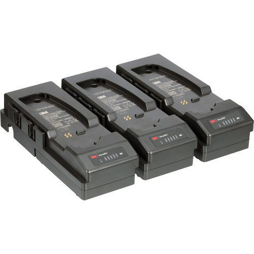 Emballage de chargeur de pile &agrave; trois postes Versaflo  pour APR motoris&eacute; TR-300+ Helyx Safety & Industrial Supplies