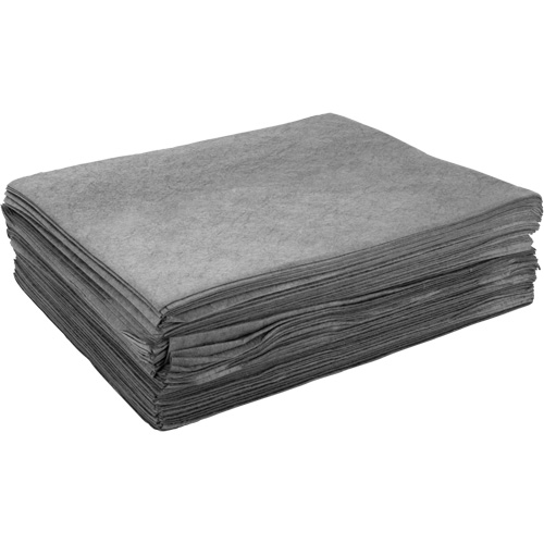 Meltblown Sorbent Pads, Universal, 15" x 19", 8 gal. Absorbancy Helyx Safety & Industrial Supplies
