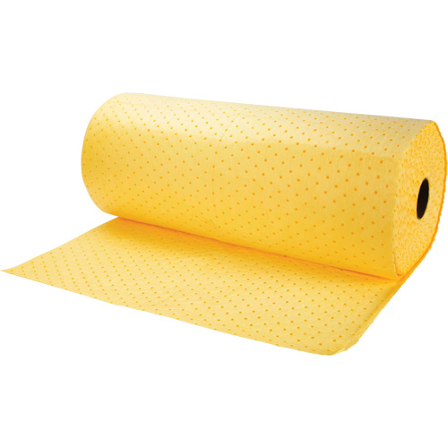 Rouleaux absorbants li&eacute;es, Poids moyen, 150' lo x 30" la, Absorption 16 gal. Helyx Safety & Industrial Supplies
