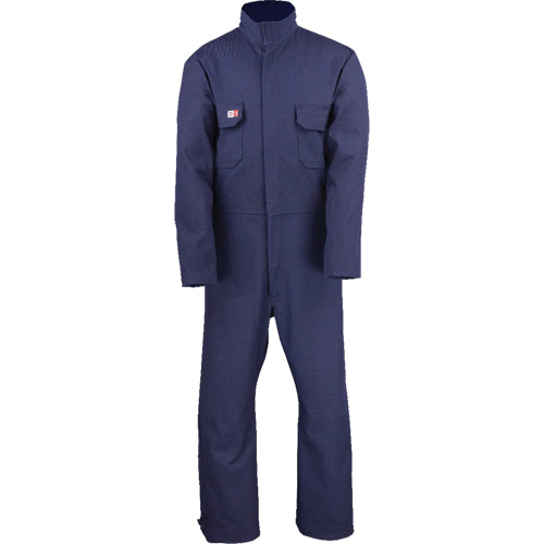Westex UltraSoft&reg; Welder's Coverall - Regular, Size Small, Navy Blue Helyx Safety & Industrial Supplies