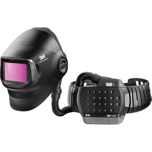 Speedglas G5-01 Heavy-Duty Welding Helmet with Adflo PAPR Assembly, Welding Helmet, Lithium-Ion Battery Helyx Safety & Industrial Supplies