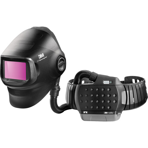 Masque de soudage &agrave; usage intensif Speedglas G5-01 avec syst&egrave;me de respirateur d'&eacute;puration d'air propuls&eacute; Adflo, Masque de soudage, Pile Lithium-ion Helyx Safety & Industrial Supplies