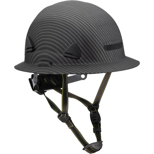 Casque Fibre Metal de style escalade avec bordure compl&egrave;te, R&eacute;pond aux normes CSA type 2, Suspension Rochet, Non ventil&eacute; Helyx Safety & Industrial Supplies