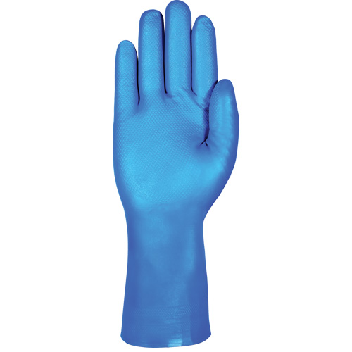 AlphaTec&reg; 37-501 Blue Medium-Duty Chemical-Resistant Gloves, Size 7, 13" L, Nitrile, 16.5-mil Helyx Safety & Industrial Supplies