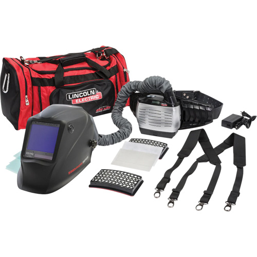 VIKING 3350 XG Auto-Darkening PAPR with Extended Battery, Welding Helmet, Lithium-Ion Battery Helyx Safety & Industrial Supplies
