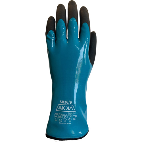 Food, Chemical, Cold & Cut Protection Gloves, Size 7, 12" L, PVC, Nylon Inner Lining Helyx Safety & Industrial Supplies
