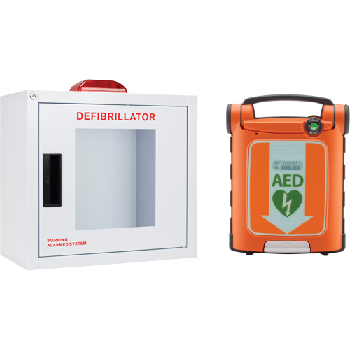 Powerheart&reg; G5 AED & Cabinet Kit, Semi-Automatic, Bilingual, Class 3 Helyx Safety & Industrial Supplies