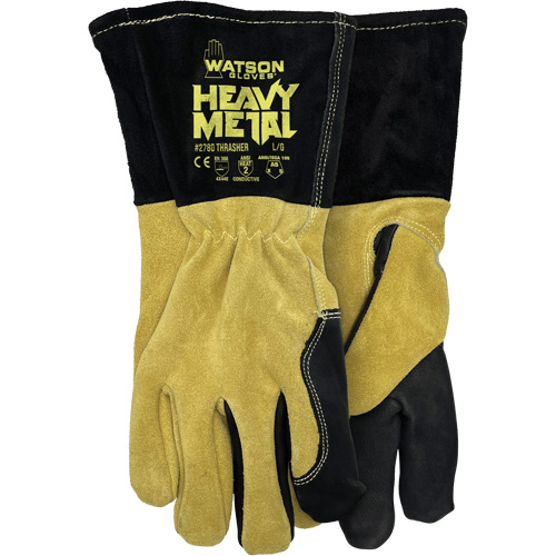 2780 Thrasher MIG/Stick Welding Gloves, Split Cowhide, Size Small Helyx Safety & Industrial Supplies