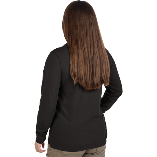 GRIDIRON Long Sleeve Pocket T-Shirt, Women's, X-Small, Blue Helyx Safety & Industrial Supplies
