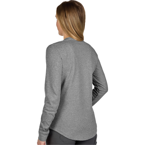 FREEFLEX Long-Sleeve Hybrid T-Shirt, Women's, X-Small, Grey Helyx Safety & Industrial Supplies