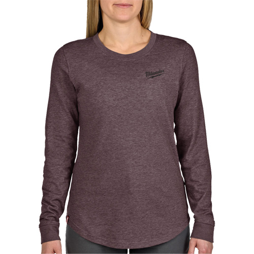 FREEFLEX Long-Sleeve Hybrid T-Shirt, Women's, X-Small, Purple Helyx Safety & Industrial Supplies