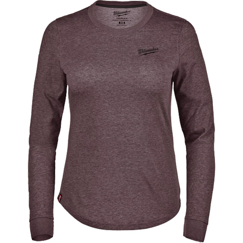FREEFLEX Long-Sleeve Hybrid T-Shirt, Women's, X-Small, Purple Helyx Safety & Industrial Supplies
