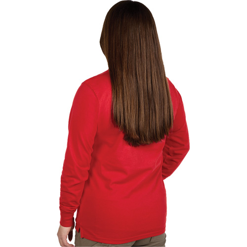 GRIDIRON Long Sleeve Logo T-Shirt, Women's, X-Large, Red Helyx Safety & Industrial Supplies