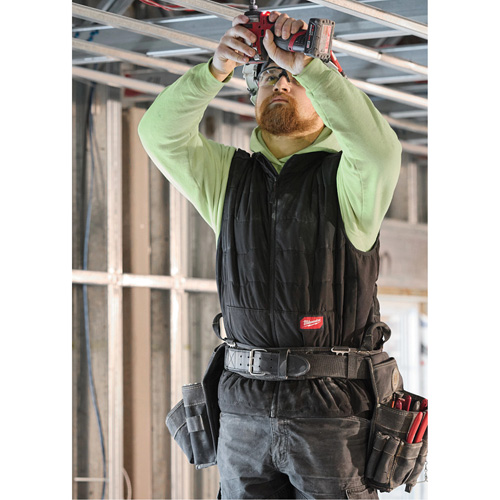 FREEFLEX Lightweight Insulated Vest, Men's, Small, Black Helyx Safety & Industrial Supplies
