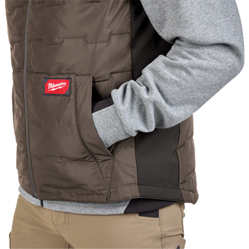 FREEFLEX Lightweight Insulated Vest, Men's, Large, Brown Helyx Safety & Industrial Supplies