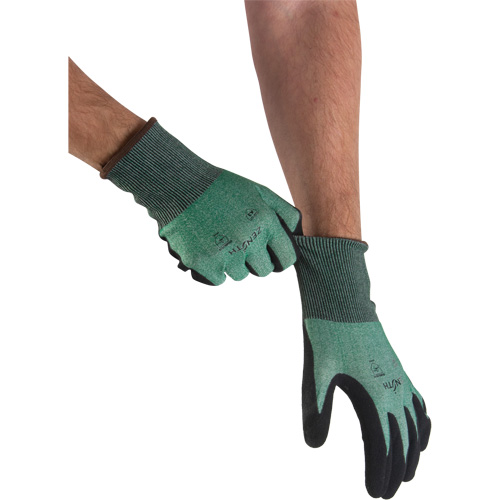 Lightweight High-Dexterity Cut-Resistant Gloves, Size 8, 21 Gauge, Foam Nitrile Coated, Stainless Steel/HPPE Shell, ASTM ANSI Level A3 Helyx Safety & Industrial Supplies
