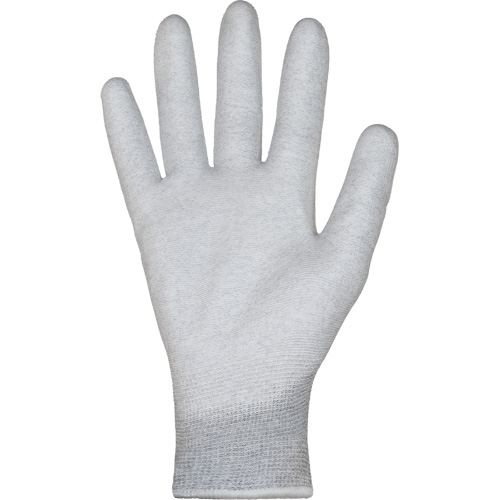 KnitActiv Electrostatic Dissipative Low-Linting White Gloves, 5, Polyurethane Coating, 13 Gauge, Nylon/Cotton Shell Helyx Safety & Industrial Supplies